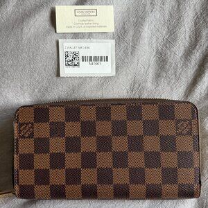 Louis Vuitton Zippy Wallet Damier Ebene